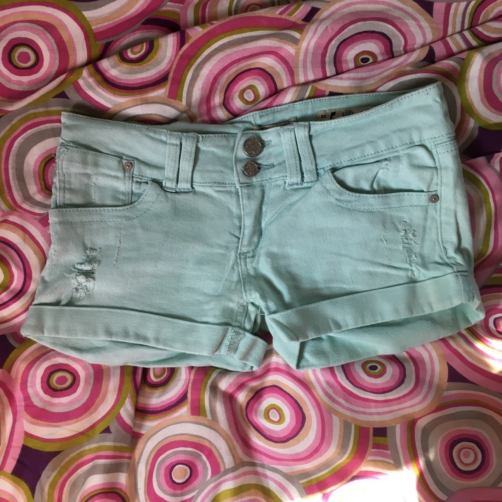 Light Blue Jean Shorts